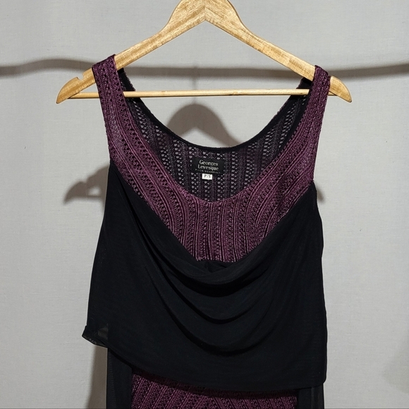 Georges Levesque Pour Scandale dress boho 1980s designer whimsigoth XS vintage - Picture 8 of 15